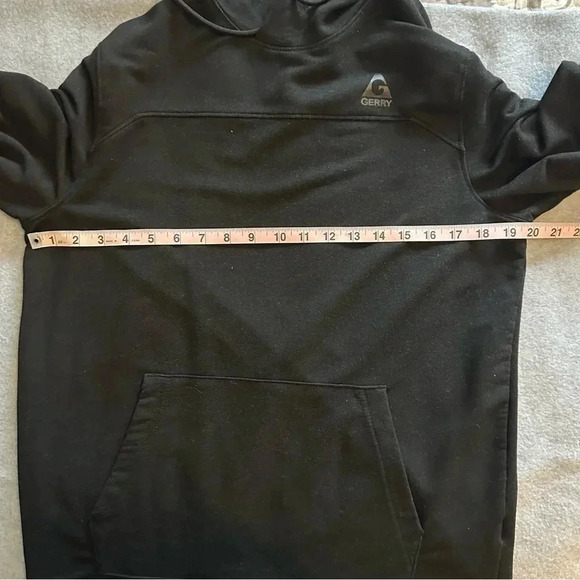 Gerry Men’s Performance Hoodie Performance Stretch Fabric Lightweight Black Med - Picture 4 of 7